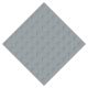 Плитка тактильная (конусы лин) противоск., 500х500х5, ПУ, сер арт. 50530-2-PU-500x500x5-G, купить по цене 1 224 ₽, с доставкой по РФ