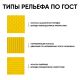 ПВХ тактильная плитка желтого цвета 500х500х5 с линейными конусами купить по оптовой цене с доставкой по РФ