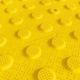 ПВХ тактильная плитка желтого цвета 500х500х5 с линейными конусами купить по оптовой цене с доставкой по РФ