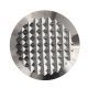 Индикатор тактильный, рифл, со штифтом, AISI304, D35х35, Эконом