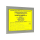 Табличка тактильная ПВХ с рамкой 10мм, серебро, инд: цена 0 ₽, оптом, арт. 901-2-PVC3-S-24