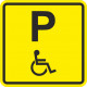 A 20 Пиктограмма тактильная Парковка для инвалидов