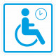 G-21 Пиктограмма тактильная Место кратковременного отдыха или ожидания для инвалидов: цена 0 ₽, оптом, арт. 902-0-G-21N