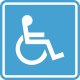 ➡ G-02 Пиктограмма тактильная Доступность для инвалидов в колясках Доставка по РФ
