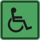 G-01 Пиктограмма тактильная Доступность для инвалидов всех категорий