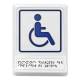 Доступность для инвалидов на креслах-колясках, синяя