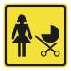 доступность для матерей, доступность с колясками, указатель для матерей с колясками, SP-16-100